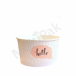 Kubek na lody z nadrukiem 130ml