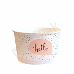 Kubek na lody z nadrukiem 350 ml