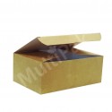 Duże brązowe pudełko KRAFT na kurczaka, nuggetsy, frytki /A100