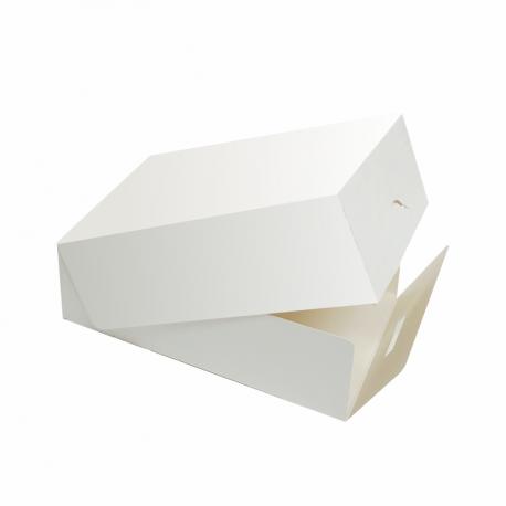 Małe białe pudełko cukiernicze 125x210x70 mm 