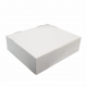 Białe duże pudełko cukiernicze 250x210x70 mm 