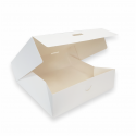Pudełko cukiernicze na ciasto białe - duże 250x210x70 mm /A140