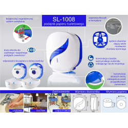 Podajnik papieru toaletowego jumbo 