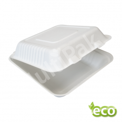 Menu Box pojemnik obiadowy z trzciny cukrowej  230x230 /KARTON 200szt