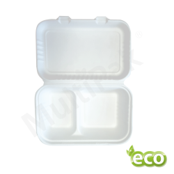 Obiadowy pojemnik Menu Box z trzciny cukrowej 