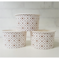 Miseczka papierowa na lody 360 ml z nadrukiem FULL COLOR 