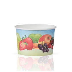Miseczka papierowa na lody 360 ml z nadrukiem FULL COLOR 