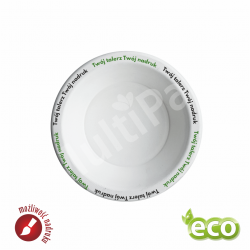 Ekologiczna miska biodegradowalna z nadrukiem indywidualnym 