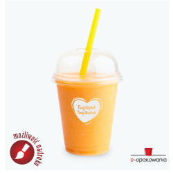 Kubek plastikowy PET Hurricane z nadrukiem 300 ml 