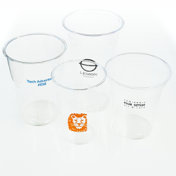 Kubek plastikowy PET Hurricane 400 ml 