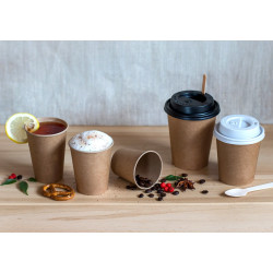 Kubek papierowy KRAFT 400 ml 