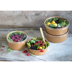 Miska papierowa na sałatki KRAFT 1300 ml