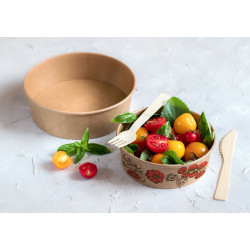 Miska papierowa na sałatki KRAFT 750 ml