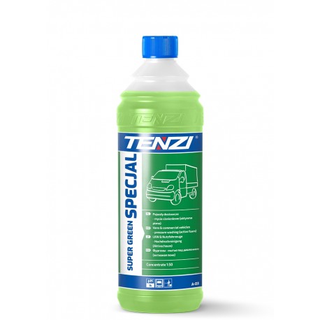 TENZI Super Green Specjal 1l aktywna piana do mycia silników i karoserii pojazdów dostawczych, ciężarowych