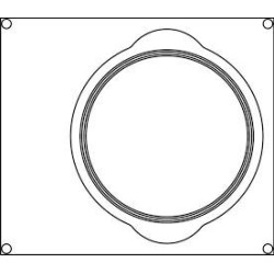 Aluminiowa MATRYCA ramka do zgrzewarki/pakowarki foliowej AG02E i AG02HD