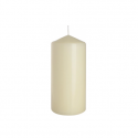 Kremowa świeca bezzapachowa-  świeca walec bryłowa 15 cm /1szt.