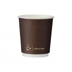 Kubek papierowy termiczny Coffee 4you 250ml /do napojów gorących /A20