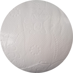 Papier toaletowy biały tłoczony - gruba rolka 