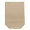 Brązowa torebka papierowa krzyżowa - pojemność 0,25kg