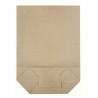 Brązowa torebka papierowa krzyżowa - pojemność 5kg /10kg