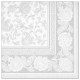 Serwetki składane 40x40 cm "ROYAL Collection" białe ornaments
