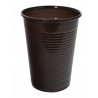 Kubek plastikowy brązowy PS 200 ml - wielokrotnego użytku /A100