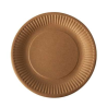 Talerz papierowy jednorazowy KRAFT Ø18 cm
