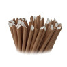Słomki papierowe do napojów i bubble tea brązowe 