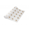 Papier pakowy z nadrukiem "Smacznego" tłuszczo-odporny 1 rolka 35 cm ( 10 KG )