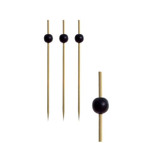 Bambusowe patyczki BLACK PEARL 12,5 cm 