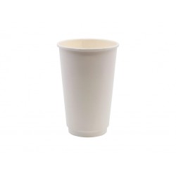 Kubek papierowy termiczny biały 400 ml /do napojów gorących /A20