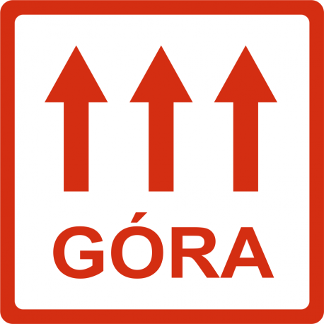 Etykieta logistyczna " GÓRA " rolka /A1000