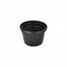 Miska plastikowa Easy Handle czarna 680 ml - wielokrotnego użytku /A50
