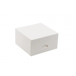 Pudełko cukiernicze białe 130x130x70 mm /A220