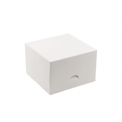 Pudełko cukiernicze białe 150x150x100 mm /A240