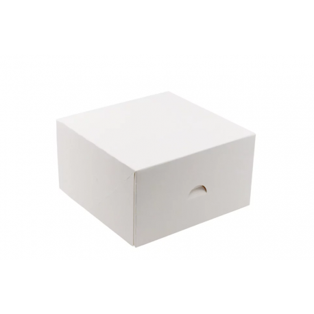 Pudełko cukiernicze białe 180x180x100 mm /A180