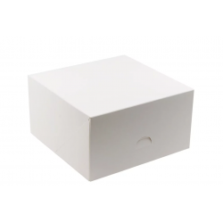 Pudełko cukiernicze białe 220x220x120 mm /A180