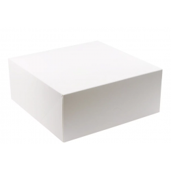 Pudełko cukiernicze białe 300x300x125 mm /A80