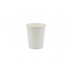 Biały kubek papierowy do kawy 150 ml