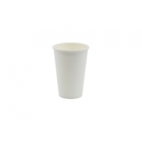 Biały kubek papierowy do kawy 180 ml