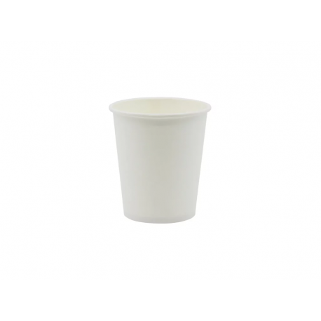 Biały kubek papierowy do kawy 250 ml