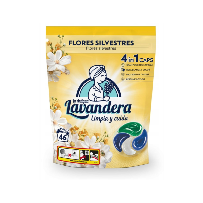 Kapsułki LAVANDERA do prania 46 sztuk 4 w 1
